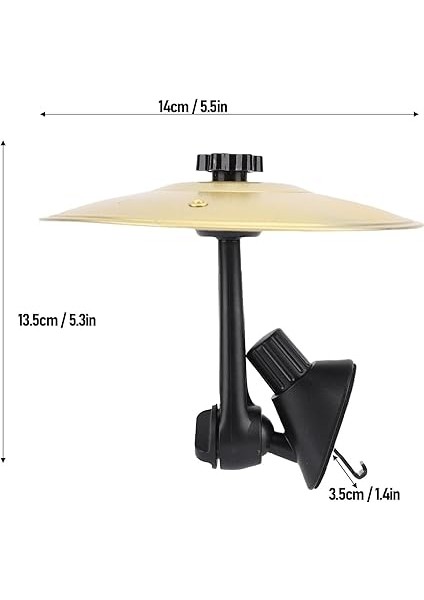 Kompakt Araba Kazası Zil Dekorasyonu, Net Ses, Yüksek Hacimli Eğlenceli Araba Havalandırma Davul, Demir ve Plastik Malzemeler, Eğlence Için (Gold) fiyatları