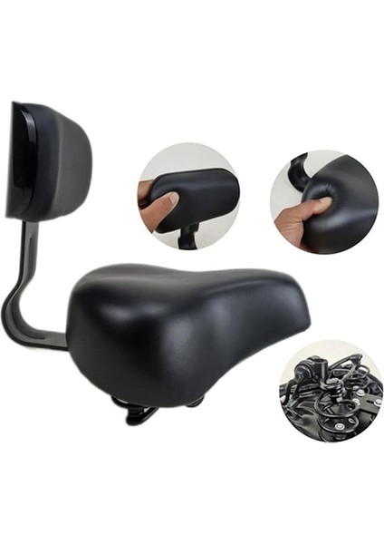 Sırt Destekli Sele Koltuğu Arkalıklı Ayarlamalı Geniş Elektrikli Koltuk Selesi Siyah fiyatları