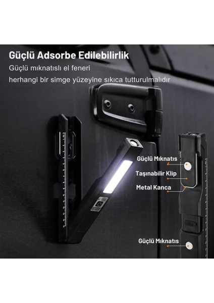 PD-9999 Mıknatıslı Tamirci El Feneri modelleri