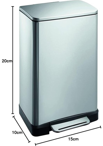 Pas Çelik Pedallı Çöp Kova 30 L fiyatları