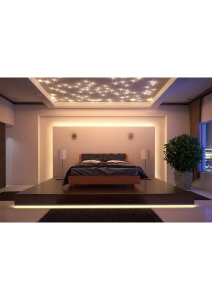 Tavan Starlight Fiber Optik Aydınlatma Uygulama Seti 10 10 Çıkış 600 mt Kablo modelleri