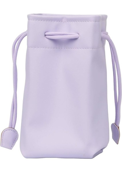 Instax Mini 12 11 10 9 ve Tüm Instax Mini Makineler ile Uyumlu Büzgülü Kılıf Mor