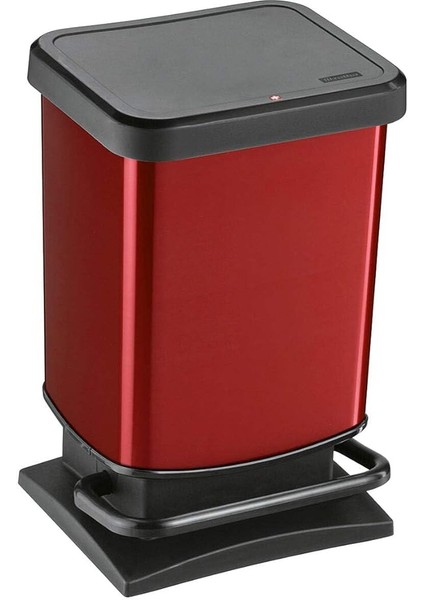 Paso Pedallı Çöp Kutusu 20L Kırmızı