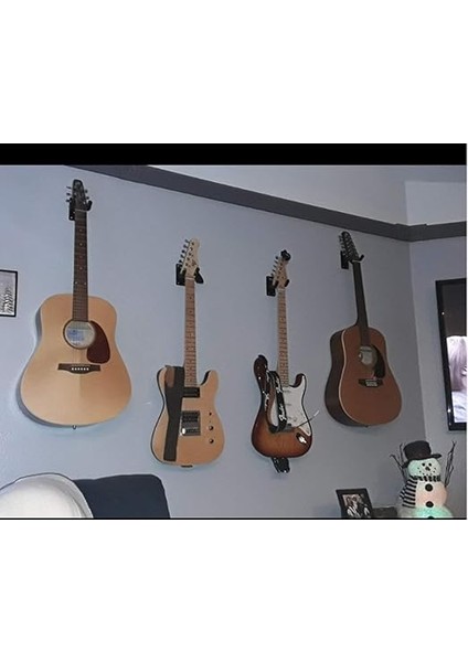 Gitar Duvara Montaj Askısı, Gitar Kanca Standı,gitar Ekran Askı Aksesuarları ve Gitar Pick Necklacefor Akustik Elektrik Bas Ukulele Gitar Tutucu fırsatları