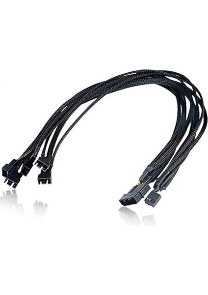 4354 Flexa P5 5 Port Çıkışlı Pwm Fan Çoklayıcı Çoğaltıcı 4 2 Pin Splitter Kablosu