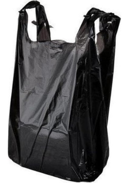 Ticaret Siyah Kalın Poşet 3'lü Set (Küçük, Orta, Büyük)3 kg Market Manav Poşeti Hışır Atlet Poşet Çöp Poşeti fırsatları