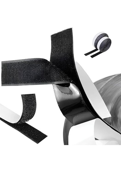 Cırt Cırtlı Sihirli Bant – 200 cm x 50 Mm, Kendinden Yapışkanlı, Delmeden Montaj, Iz Bırakmaz, Kesilebilir ve Tekrar Kullanılabilir, Duvar, Ofis, Araç ve Dekorasyon Için Pratik Bant