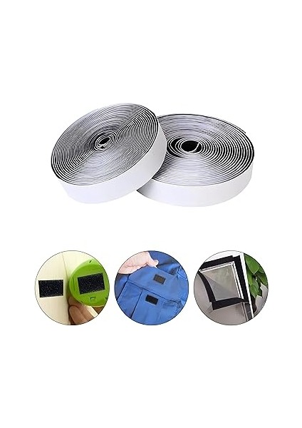 Cırt Cırtlı Sihirli Bant – 200 cm x 50 Mm, Kendinden Yapışkanlı, Delmeden Montaj, Iz Bırakmaz, Kesilebilir ve Tekrar Kullanılabilir, Duvar, Ofis, Araç ve Dekorasyon Için Pratik Bant indirimleri