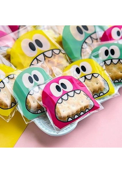 Karışık Canavar Desenli Bantlışeffaf Poşet, 10X15 cm 250 Adet fiyatları