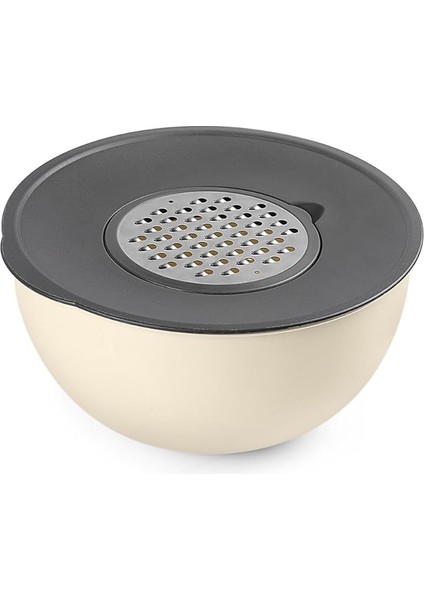 Rendeli Karıştırma ve Saklama Kabı Büyük Boy Vakum Kapaklı Vichys Beyaz fiyatları