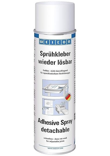 Yapıştırıcı Çözülebilir Sprey / 500 Ml/çıkarılabilir ve Yeniden Konumlandırılabilir Bağlantılar Için Üniversal Yapışkan Sprey/şeffaf