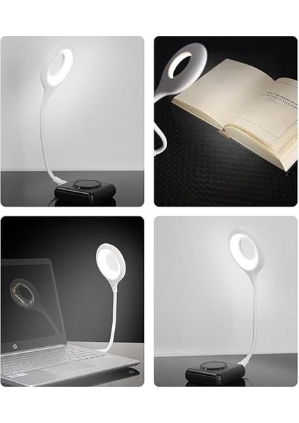 Sesle Kontrol 3 Renk Işık Modlu Akrobat USB LED Kitap Okuma Işığı, USB Gece Işığı Lambası, 20 Led, Sesle Kontrol Masası Işığı, Ses Komutları Açıklamada Mevcuttur fırsatları