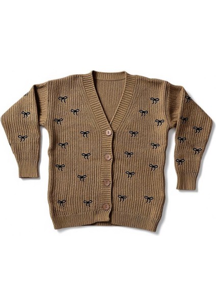 Fiyonk Desenli Çelik Örme Triko V Yaka Hırka modelleri