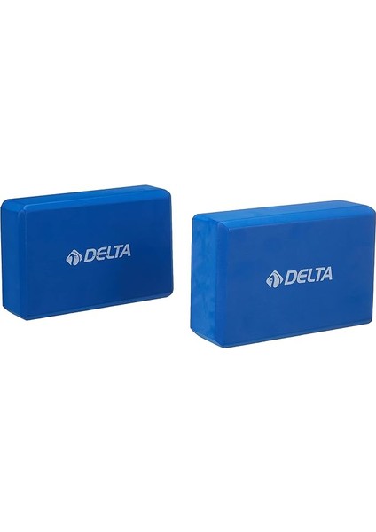 Çiftli Yoga Blok - 2 Adet Yoga Block - Eva Yoga Bloğu Seti,mavi