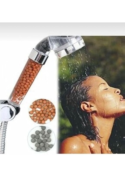 Taşlı Boncuklu Su Tasarruflu Kireç Önleyici Duş Başlığı fiyatları