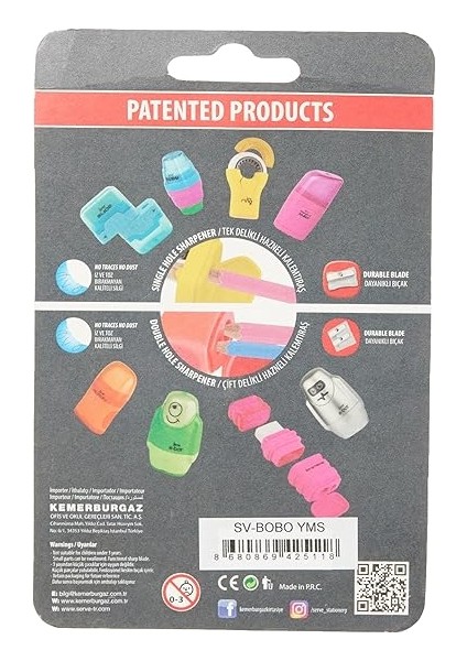 Bobo Silgili Kalemtras Yeşil Mavi Sari Bls modelleri