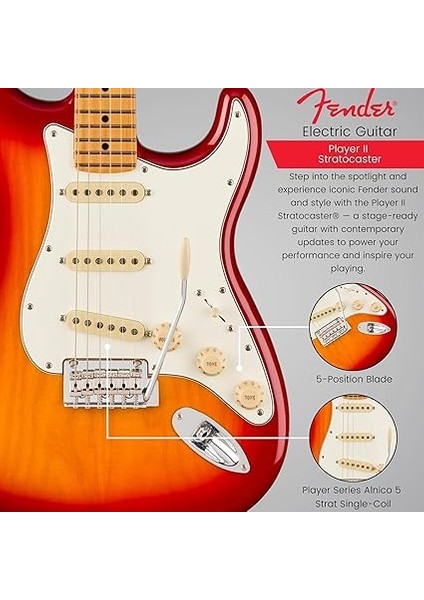 Iı Stratocaster Mn Aged Cherry Burst fırsatları