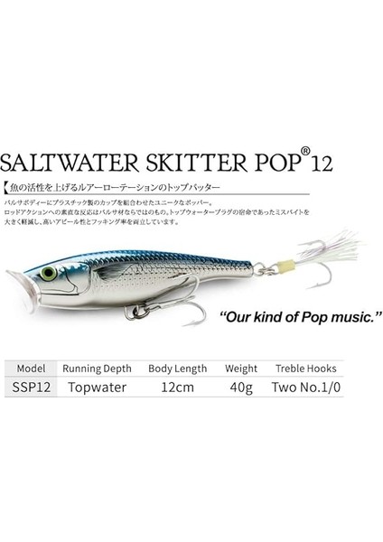 Skitter Pop Saltwater Sahte Balığı fiyatları