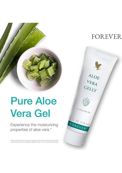 Living - Aloe Vera Gelly - Saf Aloe Jel, Yatıştırıcı ve Nemlendirici Cilt, Lekelenmez ve Hızlı Emici, Vegan ve Glutensiz, 4 Fl Oz fırsatları