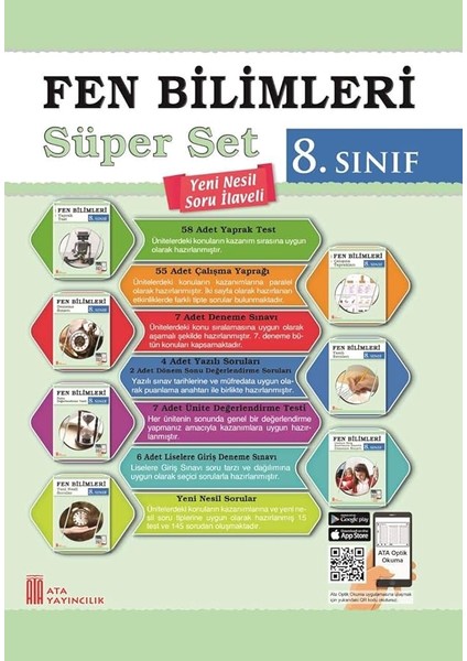Sınıf Fen Bilimleri Süper Set Ata Yayınları