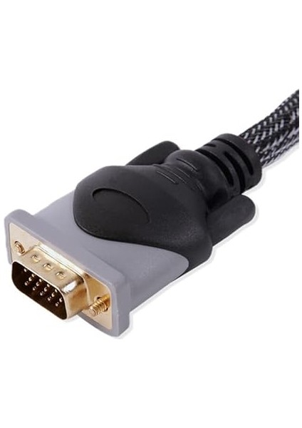 SWV9009 Örgülü 15 Pinli 1080P VGA Kablosu - 1 Metre fiyatları