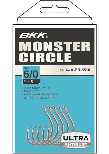 Monster Circle Iğne 6/0 5 Pcs modelleri