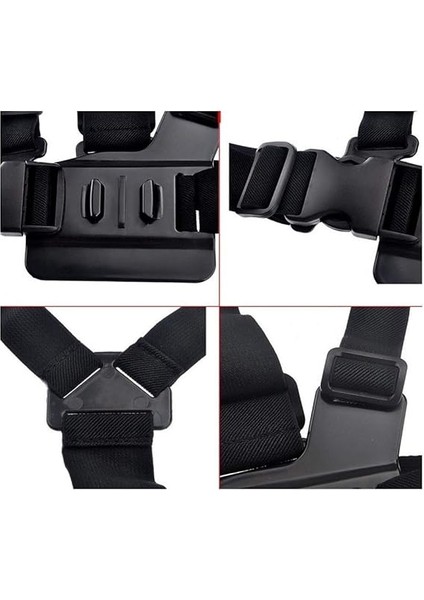 Göğüs Kemeri Tutucu Göğüs Tutucu Göğüs Montaj Chesty Gopro Hero ve Aksiyon Kameraları ile Uyumlu - Tam Ayarlanabilir Göğüs Kemeri indirimleri