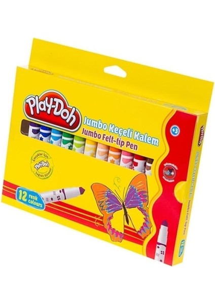 Jumbo Keçeli Kalem 6mm 12'li