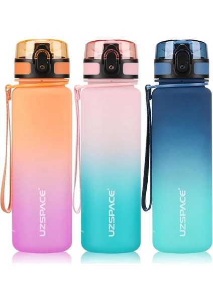 Fiftyfifty 500ML Çift Renk Softtouch Ff Collection Tritan Su Matarası Mavi-Turkuaz modelleri