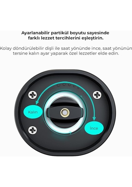 LED Işıklı Tuz Karabiber Değirmeni Otomatik Baharat Öğütücü 2li Paket modelleri