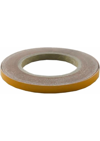 Reflektif Fosfor Şerit Bant Reflektör Sarı 1cm x 25 Metre