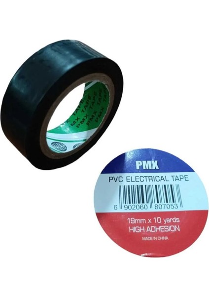 Pmx Izole Bant Elektrik Kablo Bantı 19MM x 10M Siyah