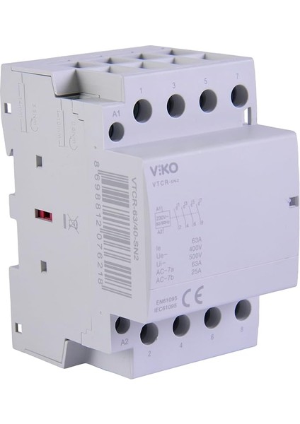 Vtcr-63/40 Sessiz Kontaktör 63A 4no