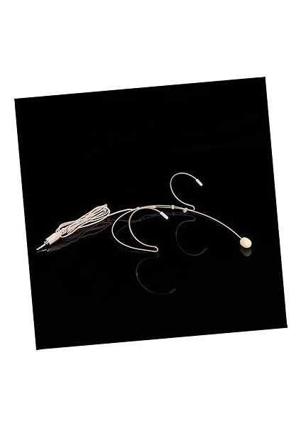 Kafa Bandı ile Kablolu Mikrofon Amplifikatörü ve Kondansatör Mikrofon Performans ve Eğitim Için Taşınabilir Tasarım Bej modelleri