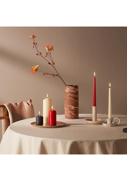 Sütun Blok Mum, 7 Saat Yanma Süreli, 60/40MM (4'lü Paket) fiyatları