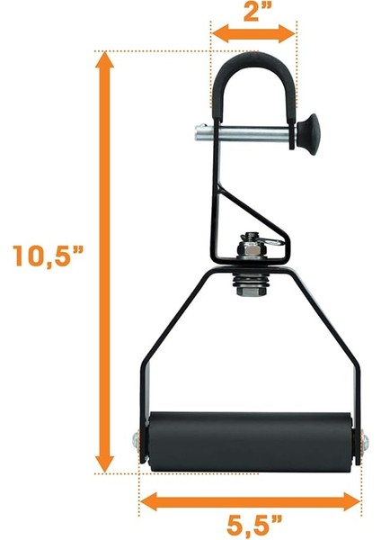 Döner Barfiks Sapları, Kaymaz, Köpük Saplar, 300 Kg'a Kadar Kapasite, 1 Çift fiyatları