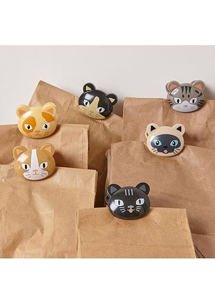Poşet Klipsi Kedi 6'lı fiyatları