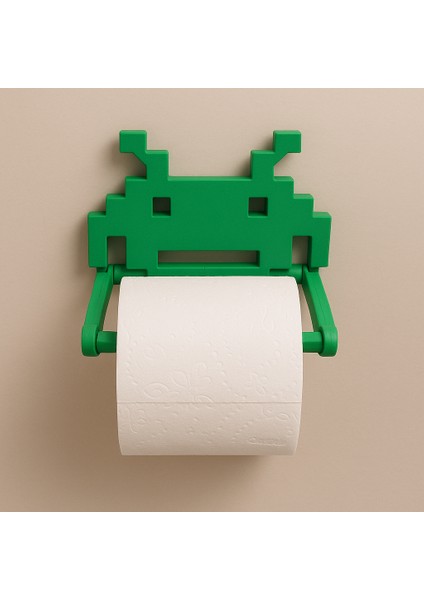 Pixel Tasarımlı Tuvalet Kağıdı Tutucu