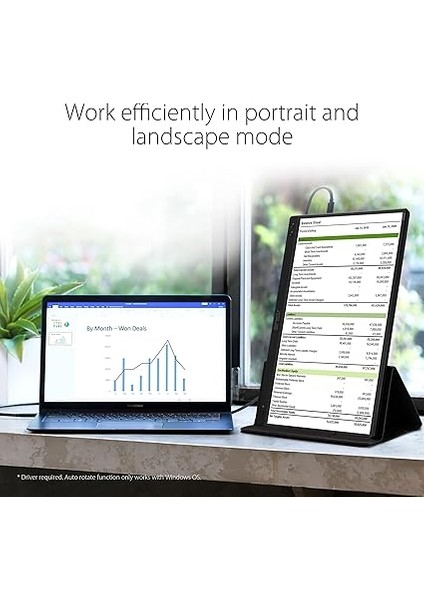 Zenscreen ‎MB166C 15.6 Taşınabilir USB Monitör IPS 1920X1080 5ms USB Type-C, 3 Yıl Mat Ekran, USB Type-C To A Adaptör, Düşük Mavi Işık Monitör, Siyah fırsatları