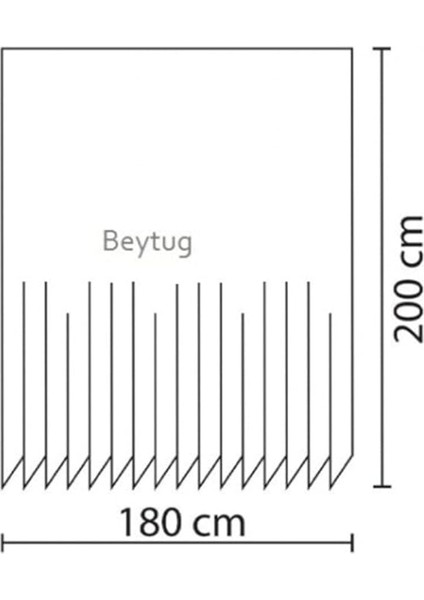 Mermer Desen Banyo Perdesi - Beyaz Çizgili Duş Perdesi, 180X200 cm Tek Kanat Banyo Duş Perdesi - Lüx Küvet Perdesi - Su Geçirmez Kumaş Perde indirimleri