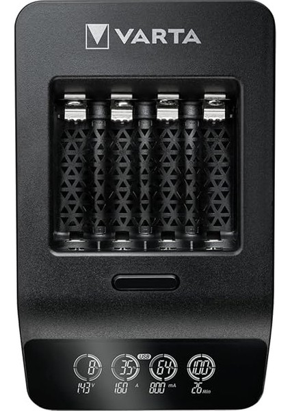 Akü Şarj Cihazı, 4 x Aa 2100 Mah Dahil, Şarj Edilebilir Aa/aaa, LCD Smart Charger+ Için, Tek Yuvalı Şarj, 2 Mod: Şarj, Tazeleme fırsatları