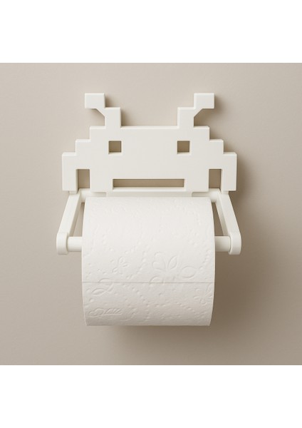 Pixel Tasarımlı Tuvalet Kağıdı Tutucu fırsatları