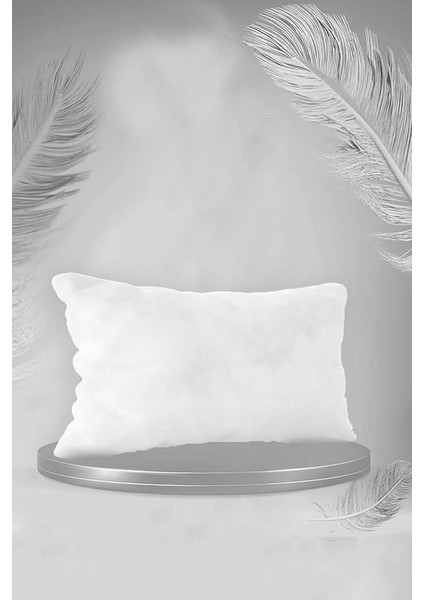 Ölçü Seçenekli Kırlent Iç Yastığı Boncuk Silikonlu Antibakteriyel Yastık Dolgun Dik Iç Dolgu Açık Beyaz 45X45 fiyatları