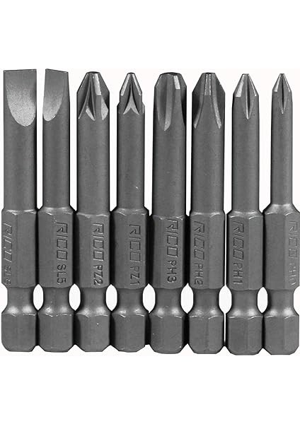 005-KK1130 Yıldız Düz Bits Uç Seti Ph+Pz+Sl 8 Parça 50 mm modelleri