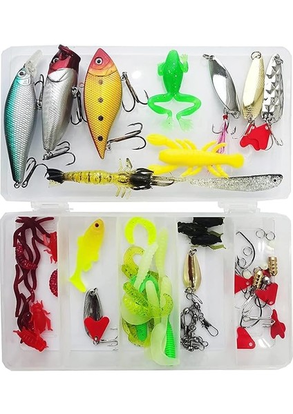 78 Parça Rapala Jig Sahte Olta Yem ve Aksesuar Seti Tatlı ve Tuzlu Su Uyumlu modelleri