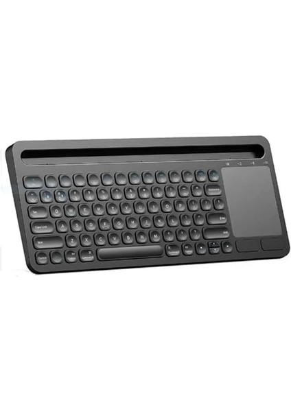 Şarjlı Bluetooth Touchpad Klavye Dual Bağlantı iPad Pro ile Uyumlu 12.9 Uyumlu Hızlı ve Kolay Kablosuz Bağlantı Tablet ve Telefon ile Kullan Türkçe Q Klavye ZR731 fiyatları