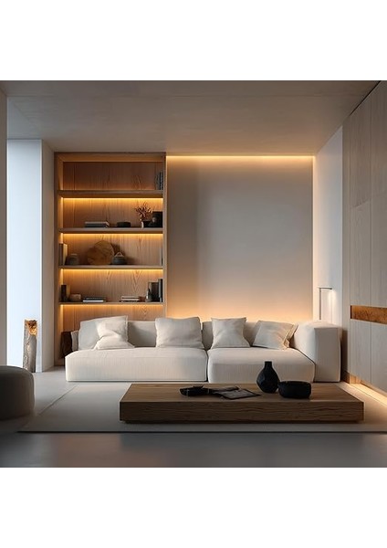 Şerit LED 3 Metre Amber - Iç Mekan Tak Çalıştır Adaptör Dahil 12V IP20 Yeni Nesil Yüksek Lümen, Tezgah, Dolap, Mutfak, Ayna Aydınlatma Için modelleri