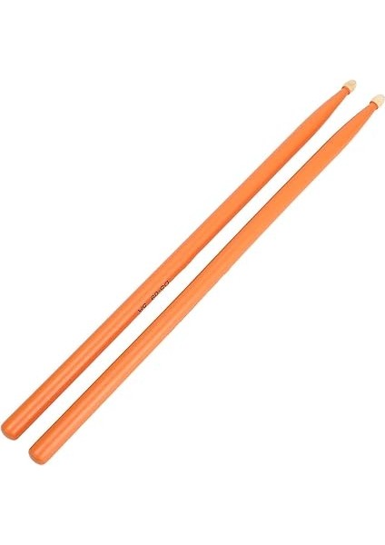Bagetler, 5A Ahşap Hafif Ergonomik Yüksek Mukavemet 2 Çift Performans Için Yeni Başlayanlar Için Drumsticks (Turuncu ve Sarı) fırsatları