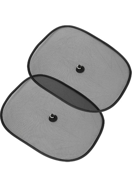 Yan Cam Vantuzlu Oto Güneşlik Perde 44X37CM 2'li