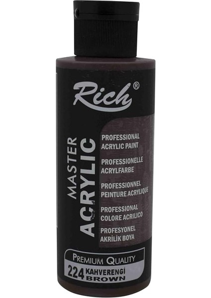 Rich Master Akrilik Boya 120 cc Kahverengi